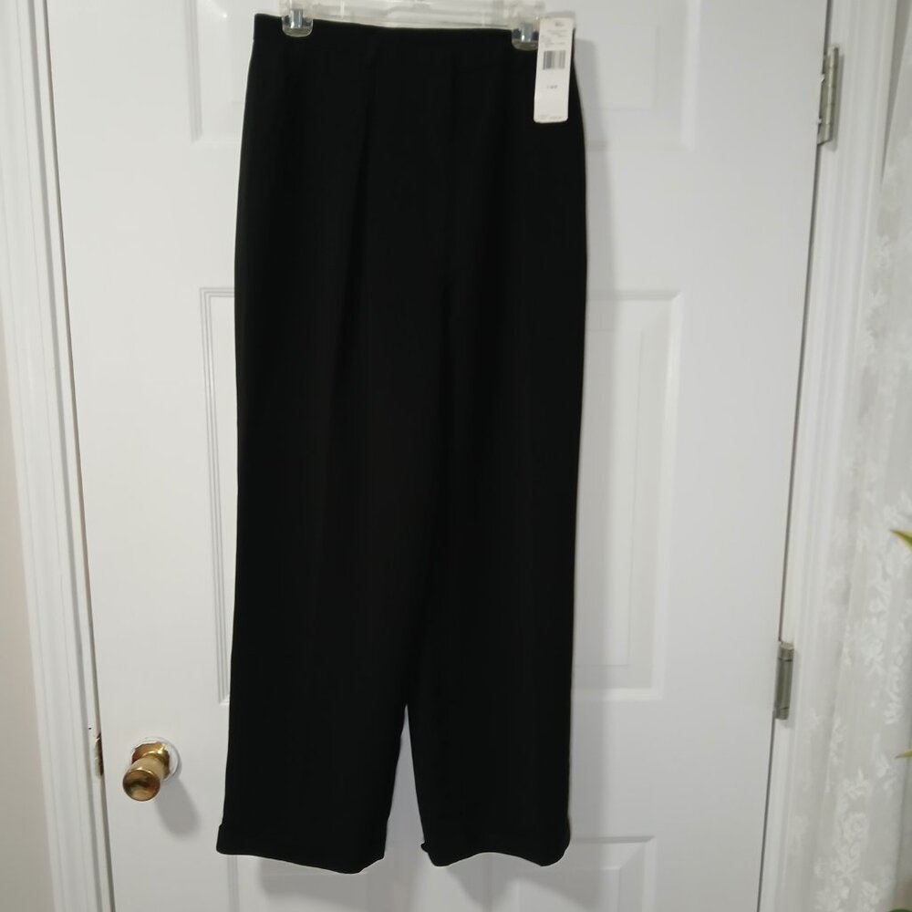NWT Jones New York Business Casual Black Dress Pants Size 14 Petite
